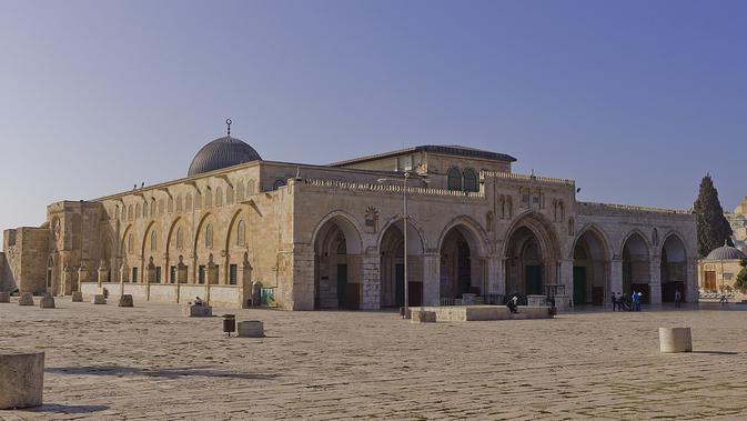 Masjidil Aqsha tempat Isra' Rasul, sumber Liputan6